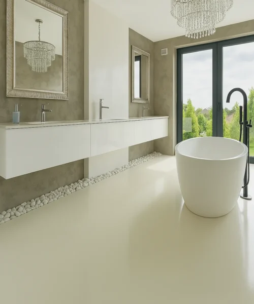 Stěrky + renovace koupelny RD Chodov